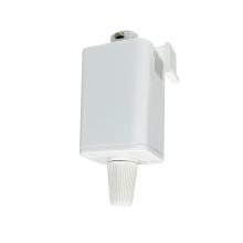 Nora NT-368W - Pendant Adapter for H-Style Track Systems, White Finish