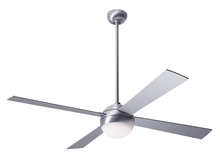 Modern Fan Co. BAL-BA-52-AL-652-002 - Ball Fan; Brushed Aluminum Finish; 52" Aluminum Blades; 20W LED; Fan Speed and LT Control (3-wir