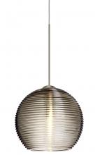 Besa Lighting 1XC-461502-SN - Besa Pendant Kristall 6 Satin Nickel Smoke 1xMAX GY6.35 Base