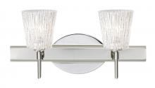Besa Lighting 2SW-5125GL-LED-CR - Besa Wall Nico 4 Chrome Glitter Stone 2x5W LED