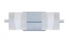 Besa Lighting 2WS-787399-LED-CR - Besa Wall Paolo Chrome Opal Frost 2x50W G9