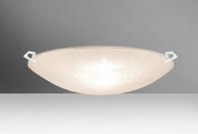 Besa Lighting 8419GL-WH - Besa Ceiling Sonya 20 White Glitter 3x100W G9