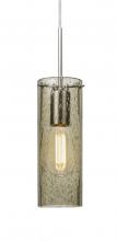 Besa Lighting J-JUNI10LT-EDIL-SN - Besa, Juni 10 Pendant For Multiport Canopy, Latte Bubble, Satin Nickel, 1x4W LED Filament