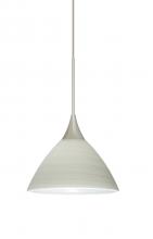 Besa Lighting X-1743KR-LED-SN - Besa Pendant For Multiport Canopy Domi Satin Nickel Chalk 1x3W LED