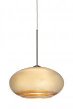Besa Lighting XP-2492GF-BR - Besa Pendant Brio 7 Bronze Gold Foil 1x35W MAX GY6.35 Base