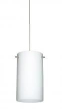 Besa Lighting 1XT-440407-SN - Besa Stilo 7 Pendant Satin Nickel Opal Matte 1x50W MAX GY6.35 Base