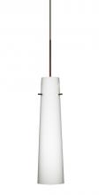 Besa Lighting 1XT-567407-BR - Besa Camino Pendant Bronze Opal Matte 1x50W MAX GY6.35 Base