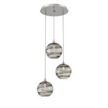 Hammerton CHB0047-03-BS-OS-C01-E2 - Terra Round 3pc Multi-Pendant