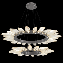 Hammerton CHB0050-2T-GP-CA-CA1-L1 - Rock Crystal Two-Tier Radial Ring