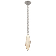 Hammerton LNB0050-17-BS-CA-CH2-L1 - Rock Crystal Chain Pendant - 17-Inch