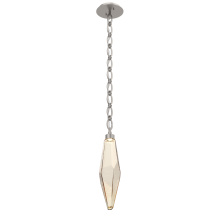 Hammerton LNB0050-19-BS-CA-CH2-L1 - Rock Crystal Chain Pendant - 19-Inch