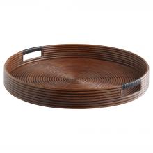Cyan Designs 11717 - Papeete Round Tray | Brown | Large