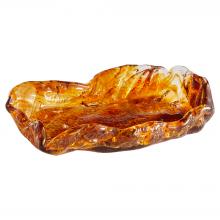 Cyan Designs 11857 - Molten Tray | Amber | Small