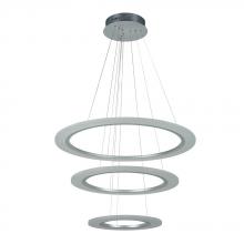 PLC Lighting 14842AL - 1 Three ring Pendant from the Halo Collection