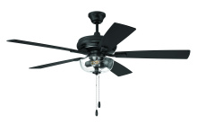 Craftmade ECF201FB5-FBGW - EOS 2 Light Clear Bowl 52" Ceiling Fan
