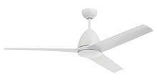 Craftmade NTO54W3 - Nitro 54" 3-Blade Indoor/Outdoor (Wet) Ceiling Fan in White w/ White Blades