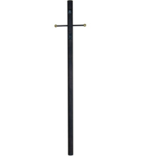 Craftmade Z8794-TB - 84" Smooth Direct Burial Post w/ Photocell & Convenience Outlet in Textured Black