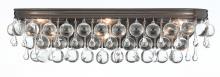 Crystorama 133-VZ - Calypso 23'' Crystal Teardrop Vibrant Bronze Bathroom Vanity