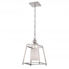 Crystorama 2240-PN - Libby Langdon Sylvan 11.5'' Polished Nickel Pendant