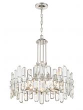Crystorama BOL-8888-PN - Bolton 24.75'' Polished Nickel Chandelier