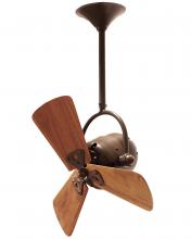 Matthews Fan Company BD-BZZT-WD - Bianca Direcional - Directional Ceiling Fan - Bronzette Finish - Mahogany Tone Blades