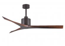 Matthews Fan Company MW-TB-WA-60 - Mollywood - 60" Ceiling Fan - Textured Bronze Finish - Walnut Tone Blades