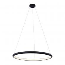 Justice Design Group NSH-4484-MBLK - Circola 36" LED Ring Pendant