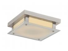 Avenue Lighting HF1104-BN - Cermack St. 12" Square Flush Mount in Brushed Nickel with Frosted Glass