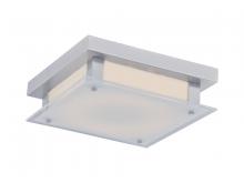 Avenue Lighting HF1104-CH - Cermack St. 12" Square Flush Mount in Chrome with Frosted Glass
