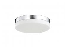 Avenue Lighting HF1105-CH - Cermack St. 6" Round Flush Mount in Chrome with White Glass