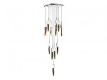 Avenue Lighting HF1905-13-AP-CH - Aspen  13 Light Multi  Pendant in Polished Chrome with Bubbled Crystal