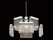Avenue Lighting HF4008-PN - Broadway 17" Crystal Chandelier in Polished Nickel