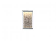 Avenue Lighting HF6015-BA - Brentwood 11" LED Wall Sconce in Brushed Aluminum with Textured Glass