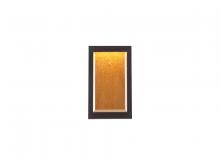 Avenue Lighting HF6015-DBZ - Brentwood 11" LED Wall Sconce in Dark Bronze with Textured Glass