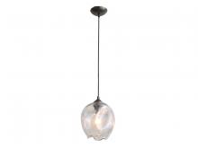 Avenue Lighting HF8141-DBZ-CL - Sonoma Ave. 10"  Globe Pendant with Dark Bronze Accents and Clear Glass