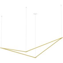 Koncept Inc ZBP-36-B-SW-GLD-CNP - Z-Bar Pendant Large Bird, Gold, 70.5" x 22" x 13.4"