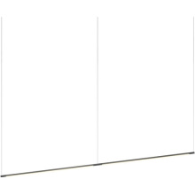 Koncept Inc ZBP-72-L-SW-MTB-CNP - Z-Bar Pendant Linear, Matte Black (2 x 36" light bar)