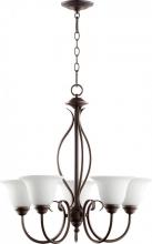 Quorum 6010-5-186 - SPENCER 5LT OPAL CHND -OB