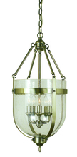 Framburg 1015 AB - 5-Light Antique Brass Hannover Dining Chandelier