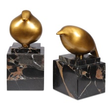 Uttermost 18301 - Uttermost Golden Finch Bird Figurines Set/2