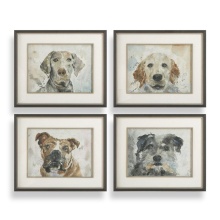Uttermost 32466 - Uttermost Dog Days Framed Prints Set/4