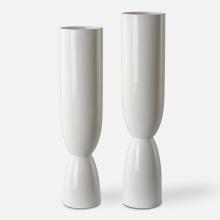 Uttermost 18138 - Uttermost Kimist White Vases Set/2