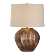 Uttermost 30667-1 - Uttermost McKinley Textured Brown Table Lamp