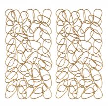 Uttermost 04124 - Uttermost In The Loop Gold Wall Art Set/2