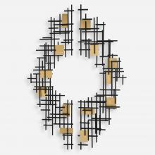 Uttermost 04305 - Uttermost Reflection Metal Grid Wall Decor Set/2