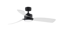 Fanimation FP8511BL - SculptAire 52 inch Indoor/Outdoor Ceiling Fan with LED Light Kit - Black with Clear blades