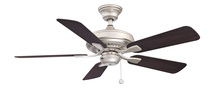 Fanimation FP9044BNW - Edgewood 44 inch Indoor/Outdoor Ceiling Fan - Brushed Nickel with Dark Walnut blades