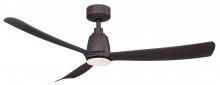 Fanimation FPD8534DZ - Kute 52 inch Indoor/Outdoor Ceiling Fan - Dark Bronze with Dark Walnut blades