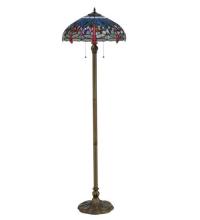Meyda White 118843 - 61" High Tiffany Hanginghead Dragonfly Floor Lamp
