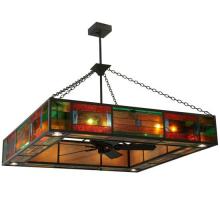 Meyda White 121249 - 60" Square Hausman Mission Chandel-Air